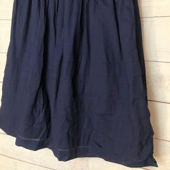 Anthropologie Maeve Height of Summer Dress NAVY 2 - Picture 10 of 11